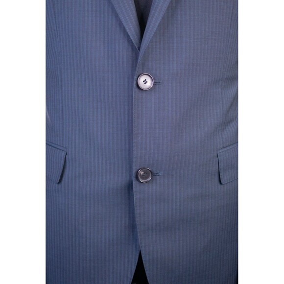 Hugo Boss The JAMES Blazer Sport Coat 2-Button Casual Jacket 42L Wool Stripped - Picture 3 of 15